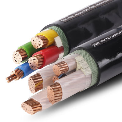 شراء موصل النحاس متسلسل 16mm واحد متعدد النواة XLPE عازل كابل الطاقة PVC Nyy N2xy online manufacture