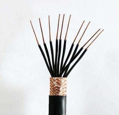 شراء السيطرة على الغطاء الأسود الكابل المرن المحمي النحاس القلب المقاوم للحرارة online manufacture