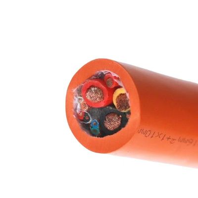 شراء كابل شحن سيارة كهربائية مستديرة شحن سريع وتشغيل آمن online manufacture