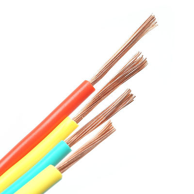 الكابل الكهربائي من النحاس المعزول من PVC BV / BVR الكابل الكهربائي 1.5mm 2.5mm للأسلاك المنزلية