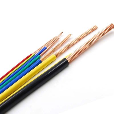 ZR-RV/BVR/BV/RV/BVV/RVV كابل الطاقة الكهربائية المبنى المرن 1.5mm سلك كهربائي