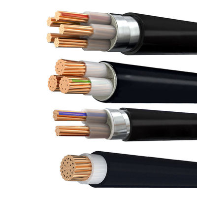 4 حبوب عزل مركزية من النحاس و PVC 4 * 240mm لنقل الطاقة 450V / 750V