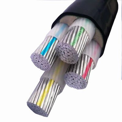 سلك كابل XLPE معزول 4 قلب 35mm 50mm 70mm 95mm 120mm 185mm 240mm قلب الألومنيوم