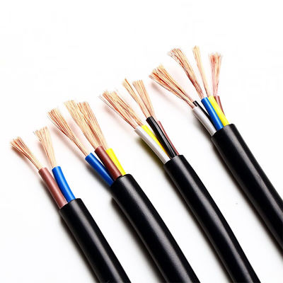 2.5mm RVV كابل الطاقة مع عزل PVC مرن وموصول النحاس المتدفق