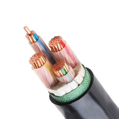 الطول المخصص تسخين 0.6/1kv XLPE عازل PVC غطاء Cu موصل 4X25 1X16mm