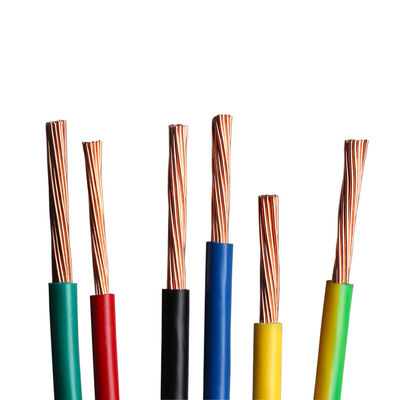 1.5mm سلك النحاس الصلب PVC معزول BV BVR الإسكان الموصل المتدفق