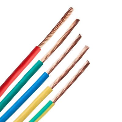 بناء سلك النحاس ذو النواة الواحدة BV 10mm XLPE كابل تحت الأرض