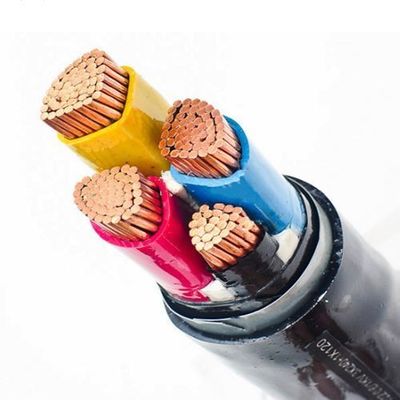 XLPE عازل PVC مغطى الكابلات الكهربائية تحت الأرض المدرعة مع موصل النحاس النقي