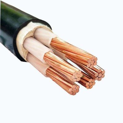 النحاس القلب XLPE عازل الكابلات الكهربائية PVC غطاء 1 النواة / متعددة النواة 10-400sqmm