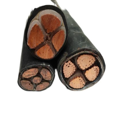 4x10mm2 NYY PVC كابل طاقة منخفض الجهد XLPE للبناء والتطبيقات الشمسية