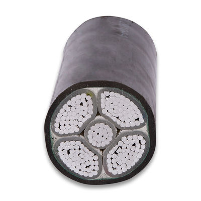كابل طاقة ذو 5 نواة متواصلة من الألومنيوم عالي الجهد 5x50mm2 كابل طاقة كهربائية
